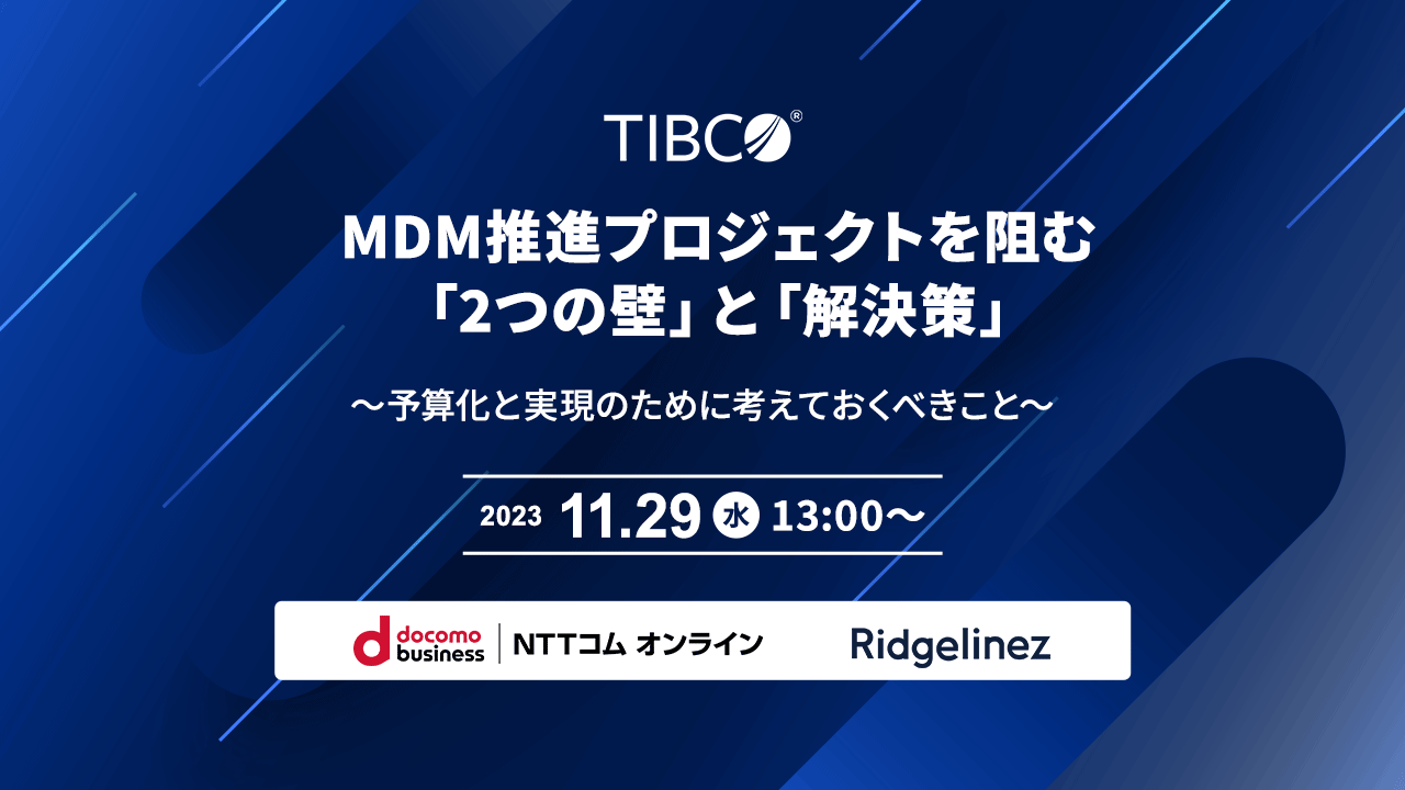 MDM推進プロジェクトを阻む「2つの壁」と「解決策」 ～予算化と実現のために考えておくべきこと～