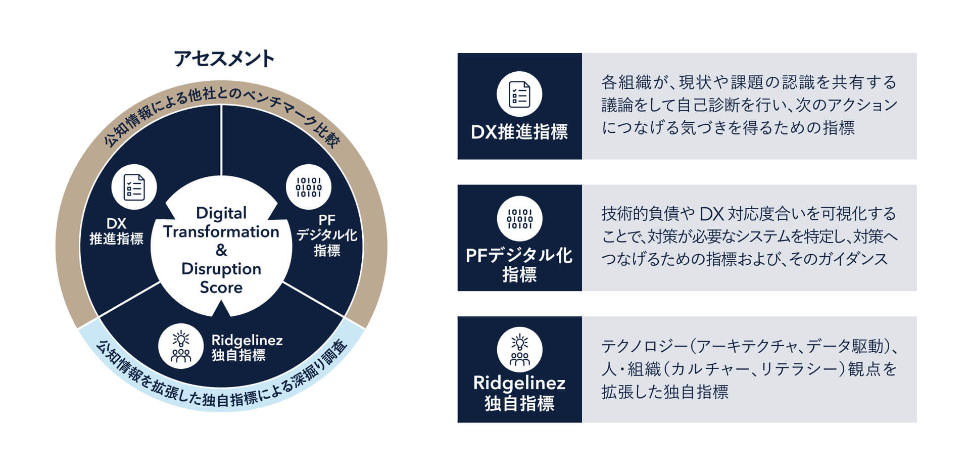 【図1】「DXアセスメントサービス評価指標」
